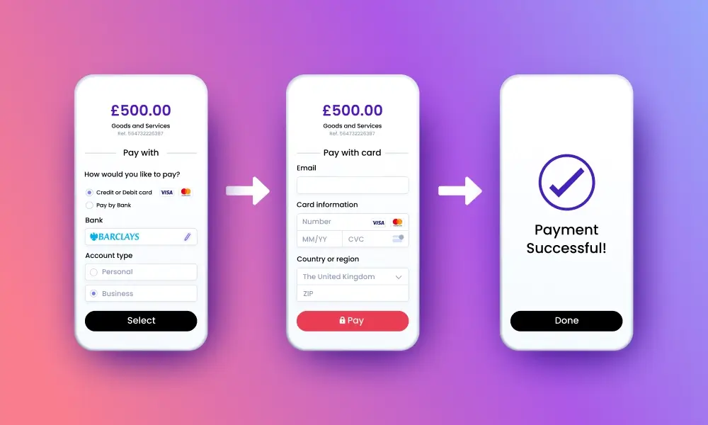 Step-by-step visual checklist for verifying monthly budget limits and payment processor fees before confirming a top up